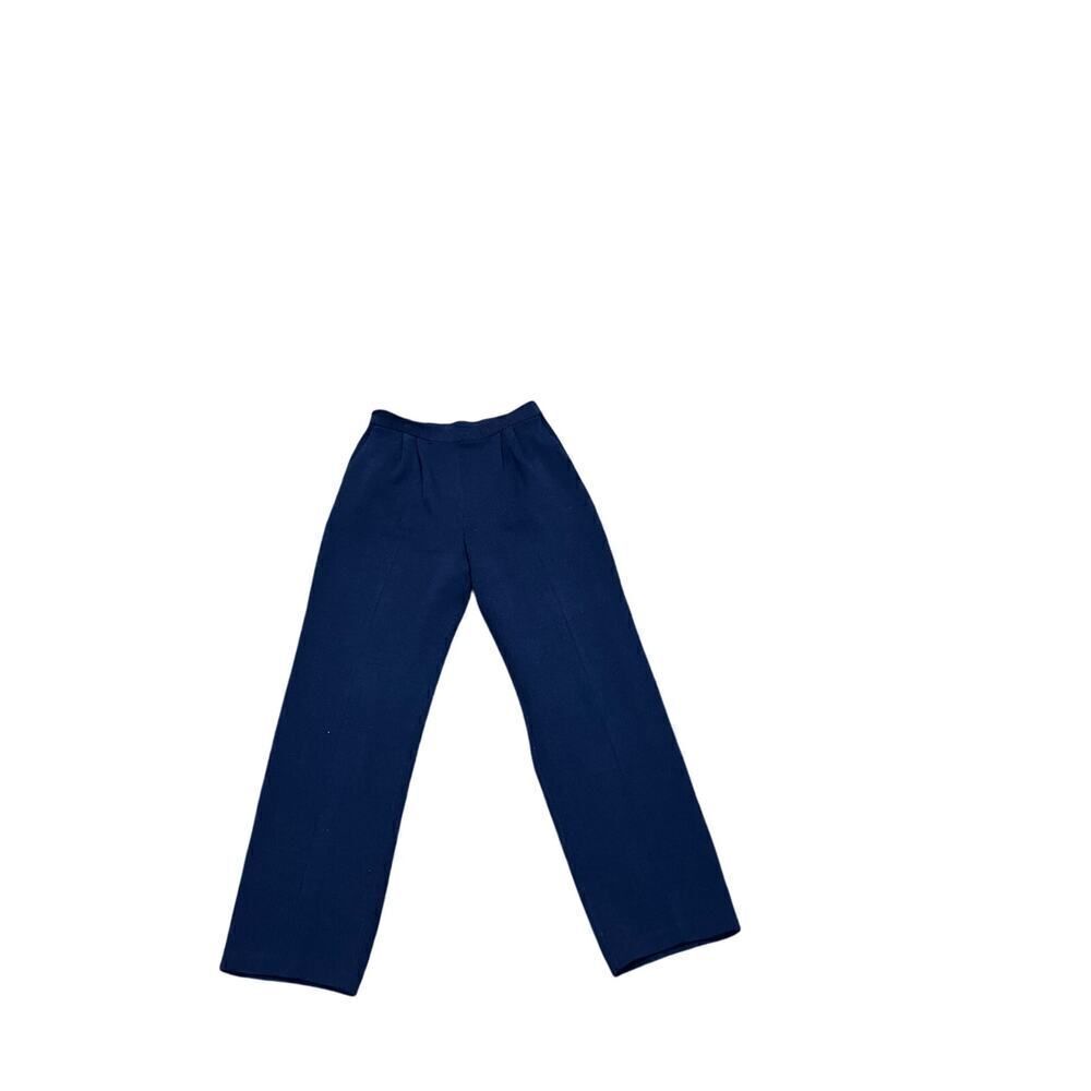 ST. JOHN navy blue knit pants size 4